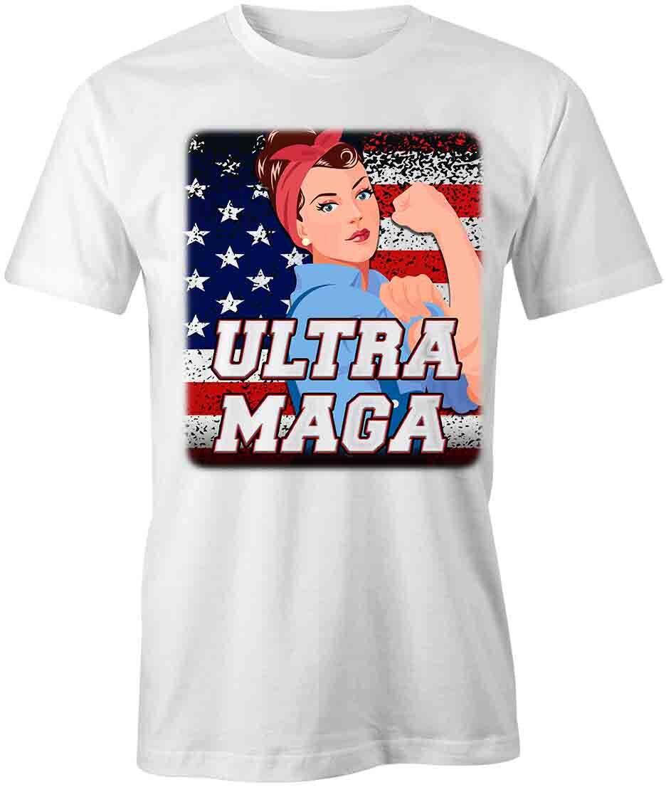 ULTRA MAGA TShirt Tee Printed Graphic T-Shirt Gift S1WCA1086 POLITICAL S