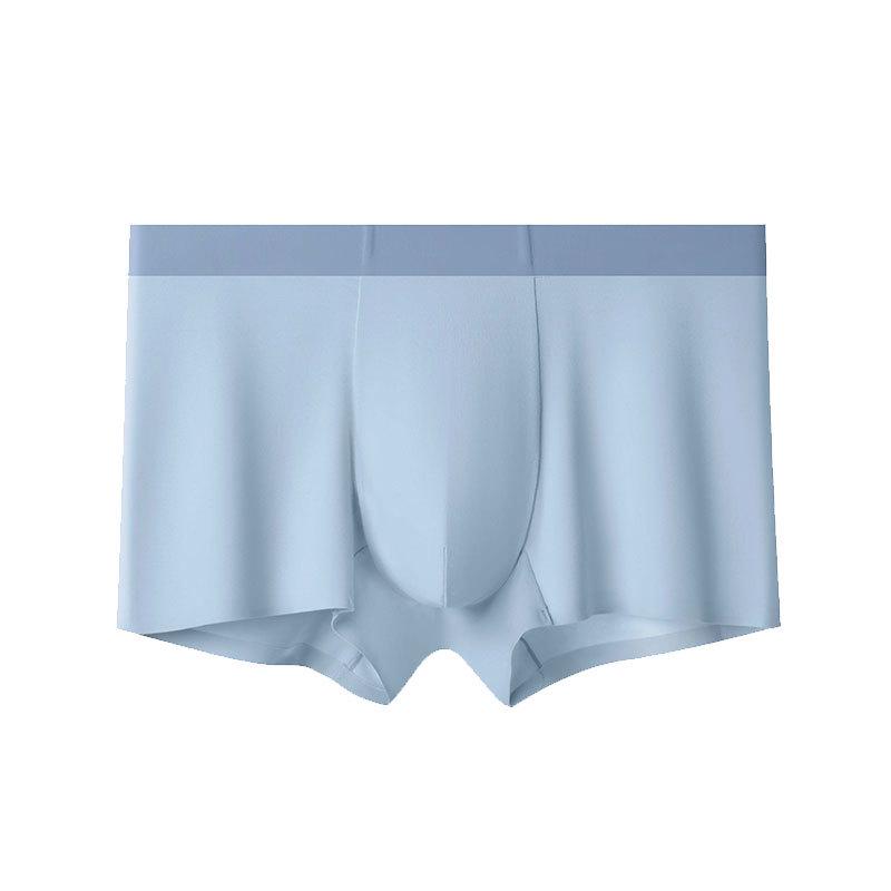 Men's 7A Combed Cotton Boxer Briefs - Antibacterial, Seamless, Breathable, Loose Fit, Plus Size.