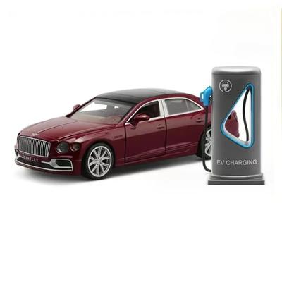 1/38 Bentley Flying Spur Alliage Nouvelle Énergie Modèle de Voiture Diecasts Métal Véhicules de Luxe Modèle de Voiture Son et Lumière de Simulation Cadeaux pour Enfants