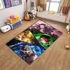 Anime Demon Carpet Mat Rug Character Action Scene Colorful Partition Design Home Decoration Floor Mat Living Room Decoration