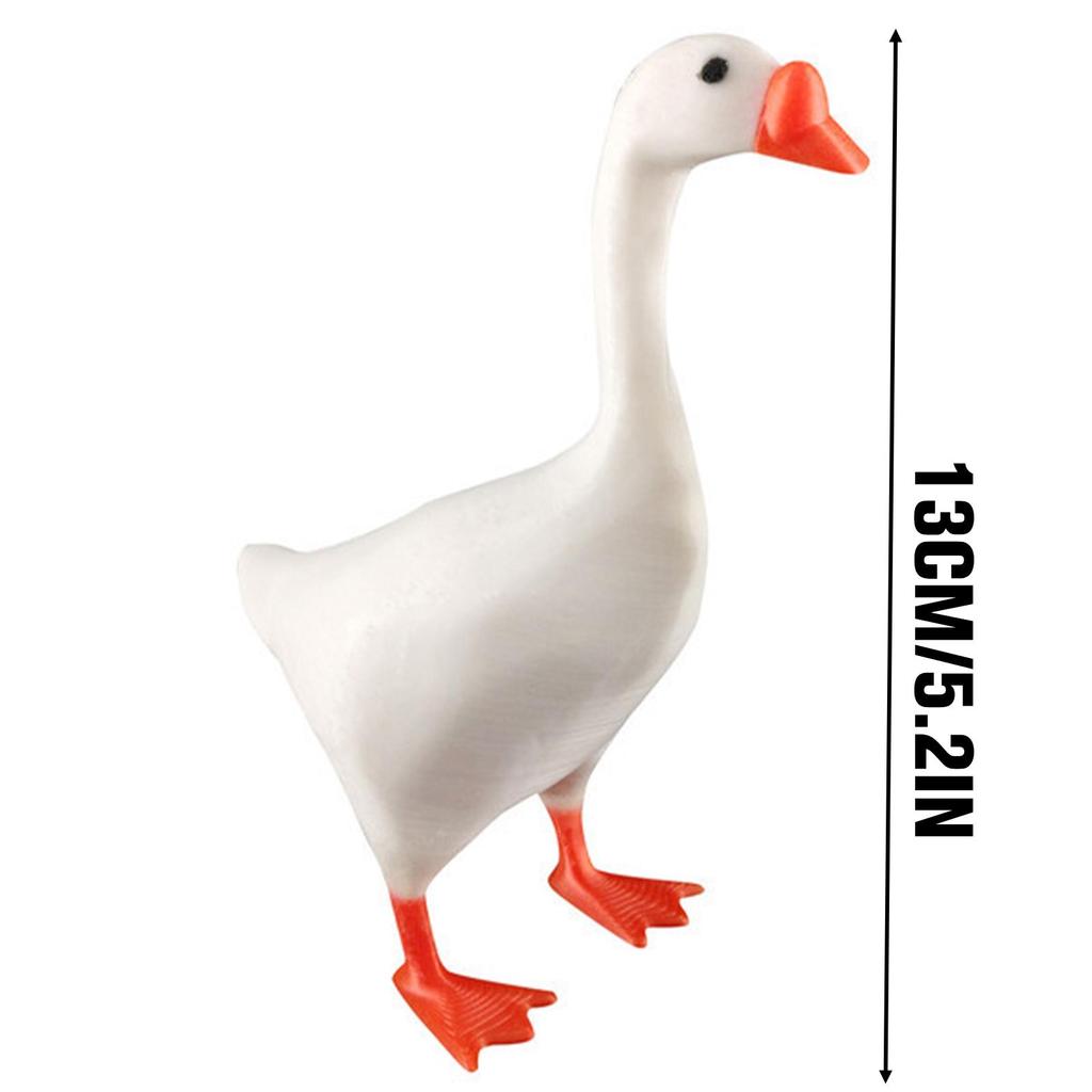 Cute Magnetic Goose Figurine Magnetic Keys Holder Magnetic Magnet Goose Keychain Keys Knives Storage Home Desktop Decoration