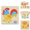 Premium Quality Wooden Puzzle Educational Developmental Baby Kids Training Toy With Fashion Style