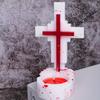 1Set Unique Cross Candle Holder Molds 3D Candlestick Silicone Mold for DIY Resin Casting Crafts and Cement Home Decorations