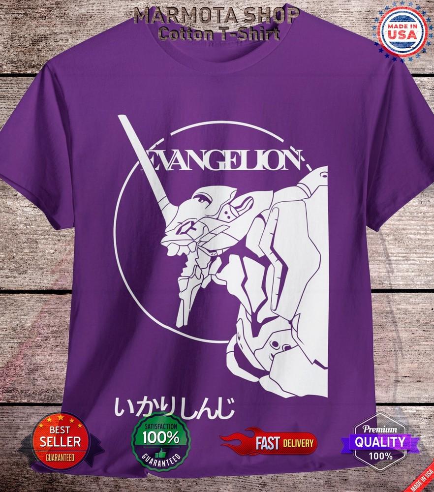 

Neon Genesis Evangelion Shirt EVA 01 Japanese Anime Manga T-Shirt Tee Otaku NGE S