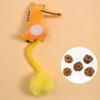 Cat Teaser Toy Plush Durable Bite Kitten Toy Interactive Teething Cleaning Kitten Toy Funny Pet Supplies