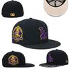 Unadjustable Flat Brim Baseball Cap Cotton Linen Embroidered Hip Hop Hat Men Women Streetwear