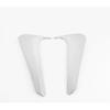 Car Accessories Fit for Toyota Highlander ABS 2014 2015 2016 2017 2018 2019 Side Rear Window Spoiler Wing Cover Trims (Chrome Silver) 2PCS