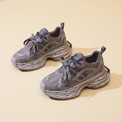 New Dad Shoes for Women, Fashionable Thick-soled Sports Single Shoes