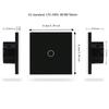 Intelligence Touch Sensor Switch Touch Control Smart Switch Touch Panel Switch  Home Wall