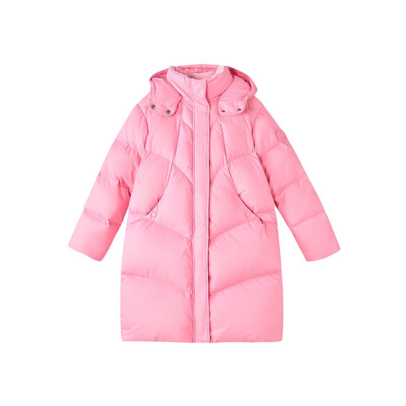 DEESHA Girl's Mid-length 3-Proof Hooded Winter Down Jacket