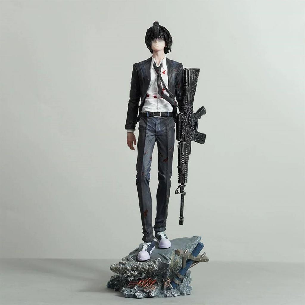 Chainsaw Man Hayakawa Aki Teufel der Waffe Actionfigur Kindheit Denji Aki Schneeballschlacht Szene Statue Anime Modell Ornament Spielzeug Geschenke
