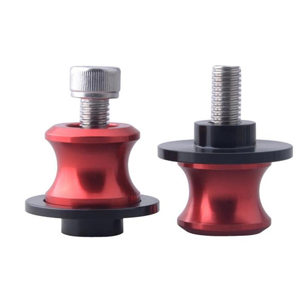 2pcs Aluminum 8mm M8 X 1.5 Motorcycle Swing Arm Sliders Spools CNC Swingarm Stand Screw for SUZUKI GSXR 400 600 750 1000