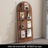 Nordic Floor-Standing Bookshelf: Multi-Layer Wall Storage Rack for Magazines and Picture Books