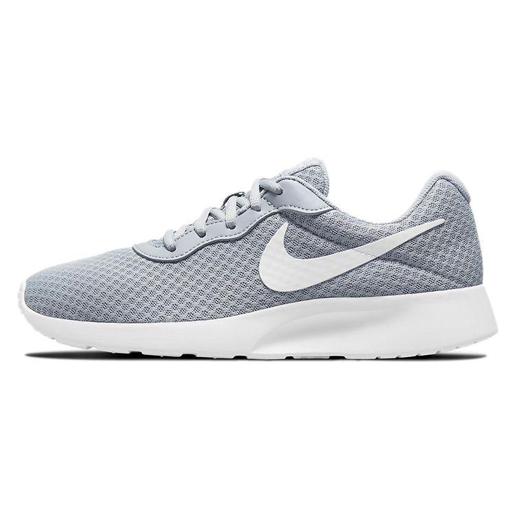 Nike  Tanjun Wolf Grey Women Sneakers Barely-Volt Black White DJ6257-003 38