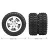 2pcs 52mm Aluminum Alloy Rr Tire Replacement Parts Fit for WPL D12 1/10 RC Truck (009)
