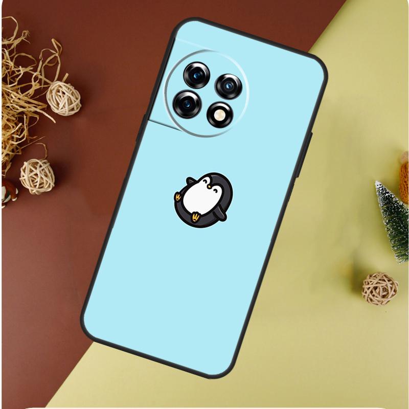 Penguin For OnePlus 13 13R 12 12R 11 9 10 Pro 8T 9RT 10T 10R Nord 4 CE 2 3 Lite N20 N30 Phone Case
