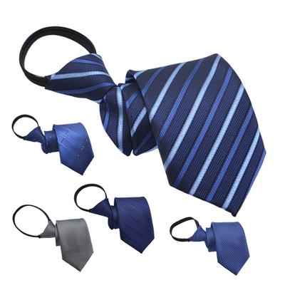 Herren Business Krawatte Mehrere Muster Designs Reiche Farben Ohne Knoten Lässiger Hals