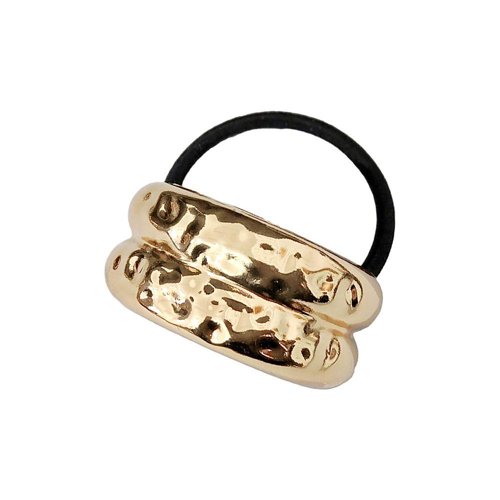 Mode Punk Geometrische Metall Haarspangen Elastische Haargummis Haarseil Stirnbänder Für Damen Mädchen Haarschmuck Geschenke