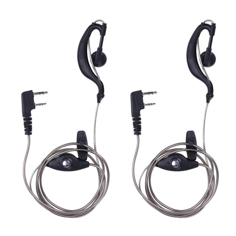 1 Adet K-Jack Radyo Kulaklığı Kenwood Quansheng Tyt Hyt Telsiz İçin 2 Pin K Tipi Kulaklık Alüminyum Folyo Kulaklık