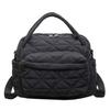 Women Quilted Sling Backpack Convertible Shoulder Bag Crossbody Purse with Handles Handbag for Travel Work Daily Errands