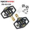 RACEWORK MTB Bike Lock Pedal For Shimano SPD System Nylon Body + Chrome Molybdenum Steel Core Double-sided Locking Footrest