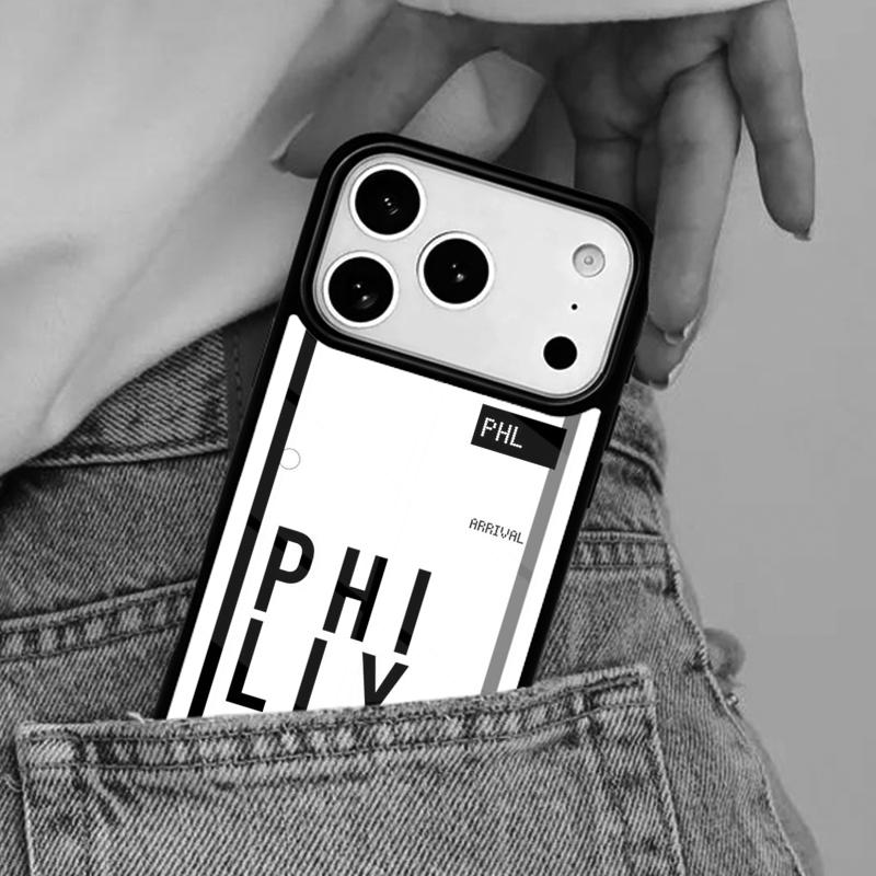 Ins Travel Label Country Customer Phone Case for iPhone 16e 15 14 13 12 17 Pro Max Plus Air 17pro Cover Coque