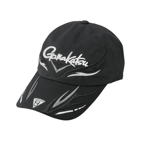 Gamakatsu Ultima Shield Fishing Cap (6-Panel) GM9123 Black x Black L