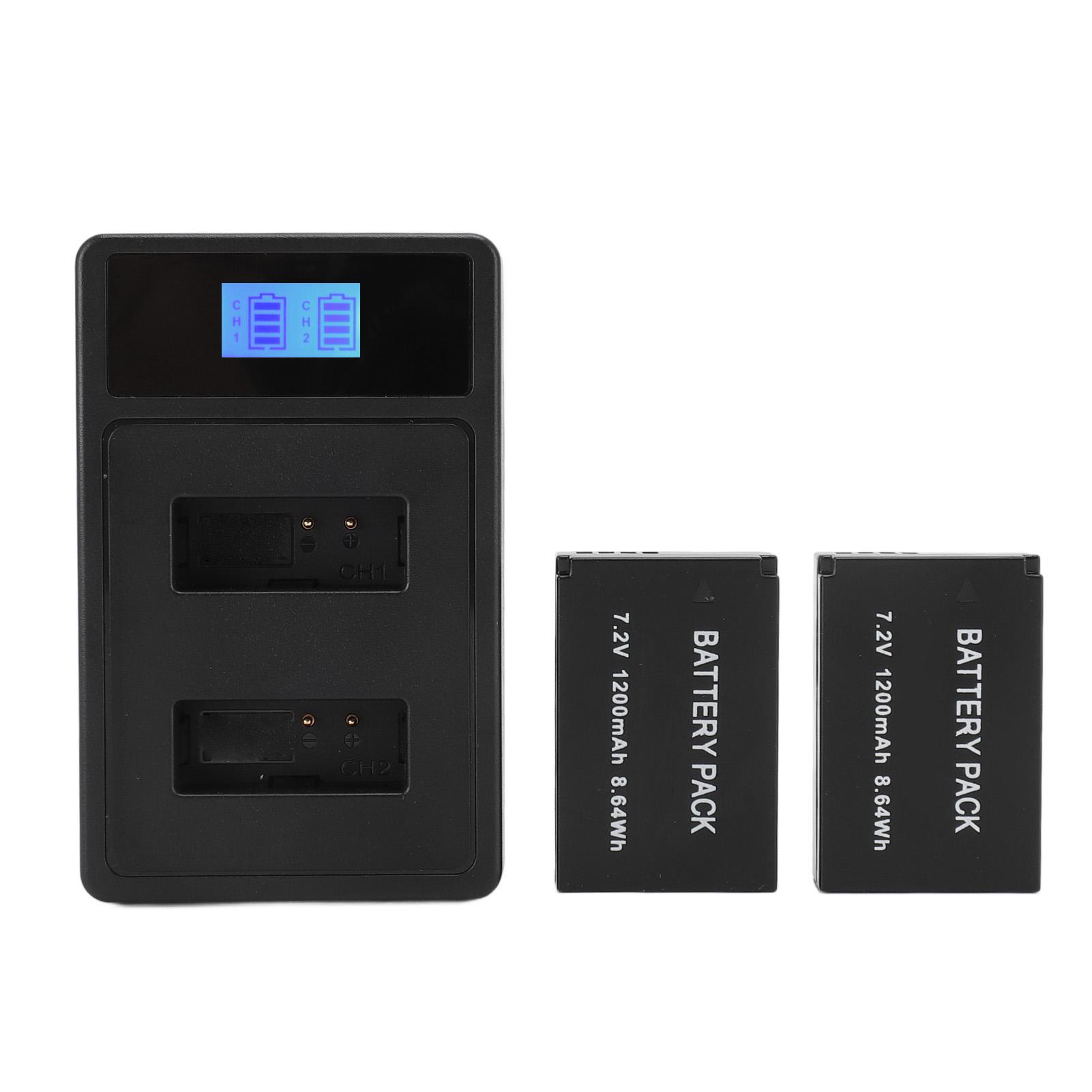 

2 шт. аккумулятор для камеры LP E12 7,2 В 1200 мАч ЖК-светодиодная камера сменная батарея для 100D M M2 M10 M50