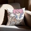 14 Days with You Ren Pillow Case Square DoubleSided Printing Short Plush Sofa Cushion Cover Bedroom Bedside Pillow