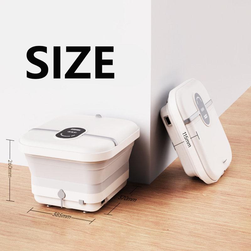 New Electric Smart Foldable Foot Soaking Tub Foot Massage Basin Constant Temperature Heating Massage Foot Bath Health-Promoting Foot Bath Basin
