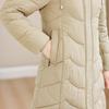 Casacos Longos Femininos de Meia-Idade Parkas de Inverno com Capuz Elegantes Soltos Grossos Quentes Tamanho Plus Agasalhos Jaquetas Femininas