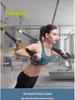 TRX Suspension Straps & Resistance Bands Set: Fitness Training Kit & Pull-Up Bar