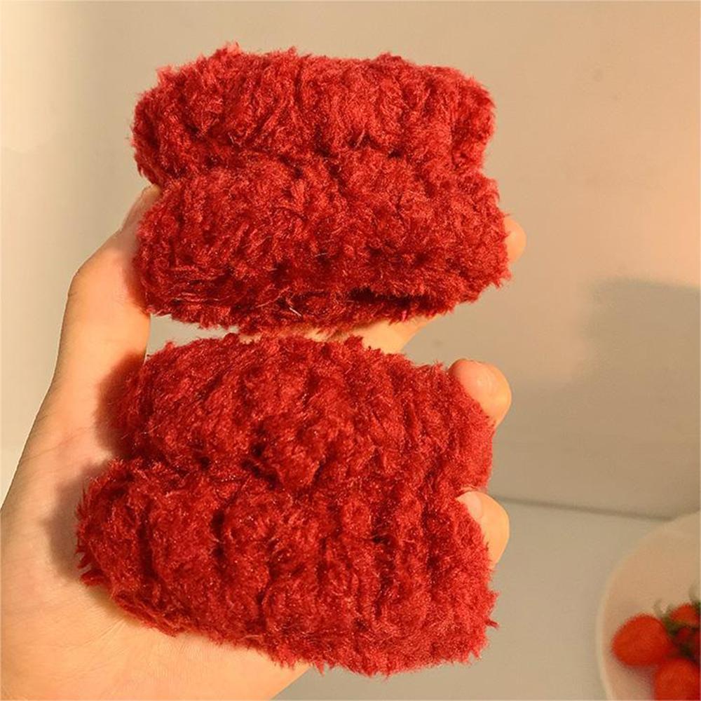 Erdbeer Stirnband Rot Gesicht Waschen Haarbänder Haarreifen Mädchen Dick Niedlich Plüsch Haarbänder Stirnband Mode Haaraccessoires