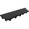 2020 2021 2022 Tesla Model Y Rear Lower Bumper Tow Hitch Cap Cover Plate 1494009-00-A, Black