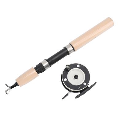 Ice Fishing Rod Reel Combo 75cm Winter Fishing Pole for Fathers Sons Husbands Boyfriends