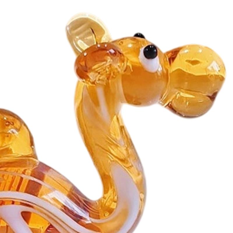 Handmade Camels Statue Glass Camels Figurines Art Glass Animal Miniature Figurines for Collectibles,Home Decoration,