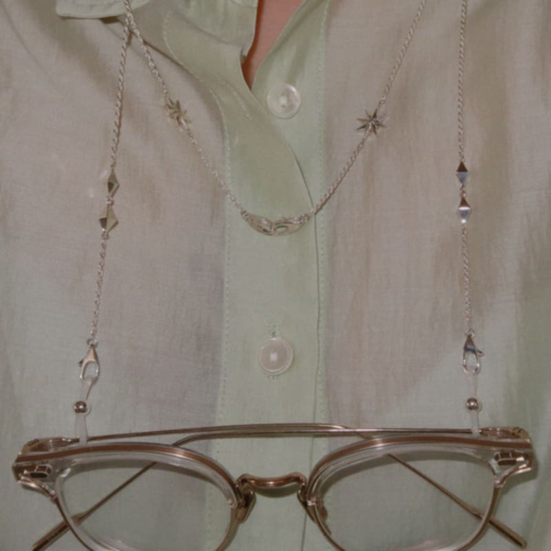 

ожерелье из красного дерева GLEAM GLASSES Rubber ring_white