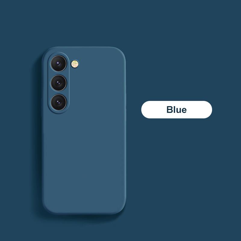 For S24 S23 Ultra Plus Case Square Liquid Silicone Phone Cases For Samsung Galaxy S24 S23 S22 Ultra Plus S24Plus S24Ultra Soft Cover