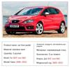 AT MT Auto-Fußpedal für SEAT Leon Mk2 1P 2005–2012 2006 2007 2008 2009 Gummi-Anti-Rutsch-Pedal Bremsabdeckung Edelstahl-Pedal