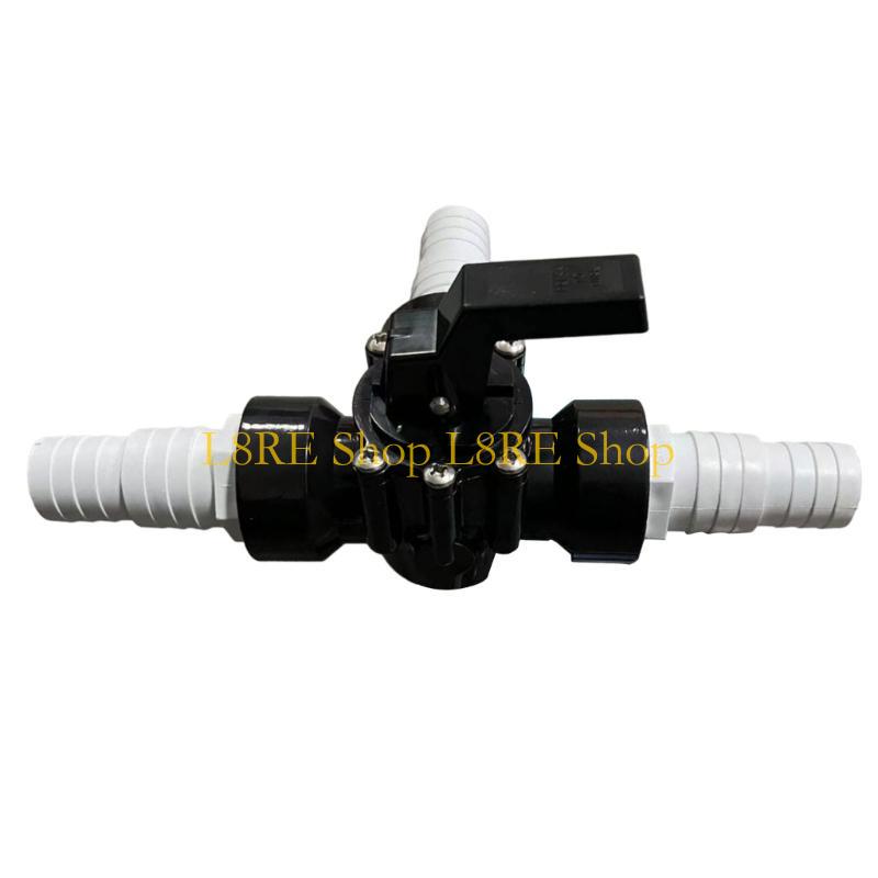 L8RE Plastic Hose Connection Easy to Use Three Way Pool Link Three Way Pool Coupler Three Way Pool Joint Suitable for Pool