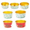 Handon Disposable Gold Foil Takeaway Bowls with Lids