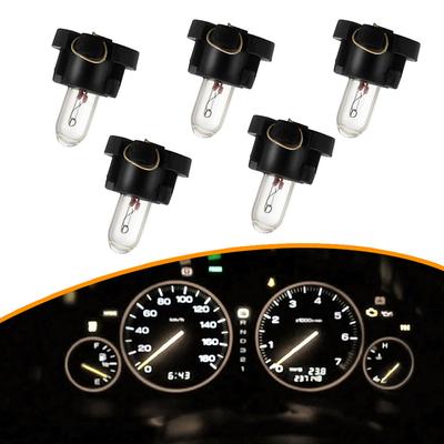 5 Adet Süper Parlak Canbus T3 T4.2 Led Ampuller Araba İç Aydınlatmaları Kama Gösterge Paneli Isıtma Göstergesi 12V Lamba Araba Işıkları Aksesuarları