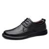 New Business Leather Casual Lace Up Oxford Shoes for Men’s Comfortable Anti-Slip Outdoor Slip On Sneakers Fashion Retro Leisure