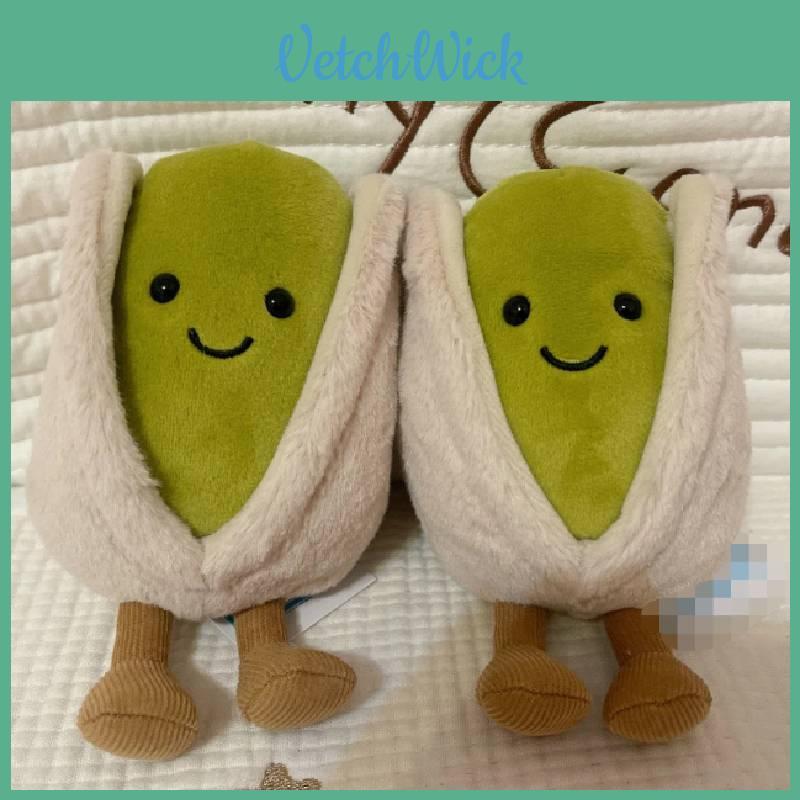 Cuscino Peluche Morbido a Forma di Pistacchio Giocattolo Per Bambini Regalo Decorazione per la Casa e Stanza dei Bambini