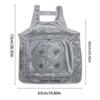 Cats Holding Carriers Velvets Aprons Slings Accompany Carriers Bag Indoor Use Smock Aprons with Pocket