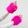 Kunstpelz Kurzer Handgelenkstulpen Winter Handgelenkstulpen Wärmer Pelzige Handgelenkstulpe für Frauen Mädchen Mantel Handgelenk Pelzig Warme Stulpe