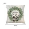Abstract Ox Sculpture Tabletop Decor for Living Room Bedroom Entrance with Christmas Pillow Cover