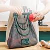 Mesh Bag Portable Handheld Hollow Breathable Household Storage Bag, Can Carry Fruits and Vegetables Hanging Bag, Onion, Ginger, Garlic Storage