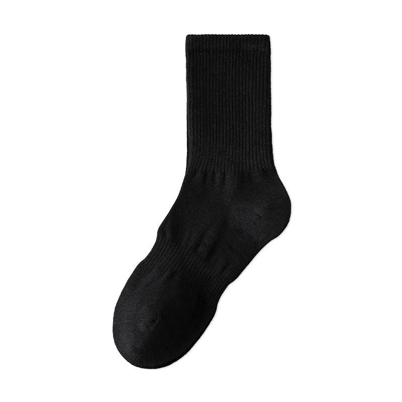 Women's Cotton Boneless Antibacterial Ramie Autumn and Winter High-elasticity Deodorizing and Antibacterial Mid-calf Socks