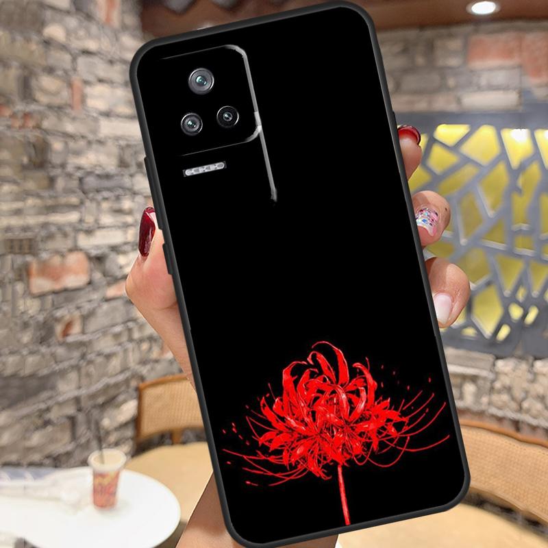 Lycoris radiata For POCO F5 C40 F3 X4 F4 GT M4 M5 X3 X5 Pro Case For Xiaomi 12T Pro 11T 11 12 Lite 13 Ultra